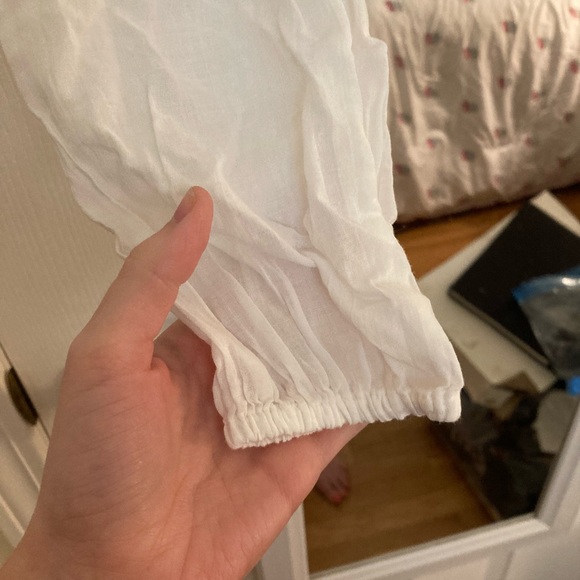 American Eagle Outfitters Cream Lace Blouse - Picture 5 of 8